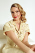 66-8 Floral bead embroidery tutorial for V-neck