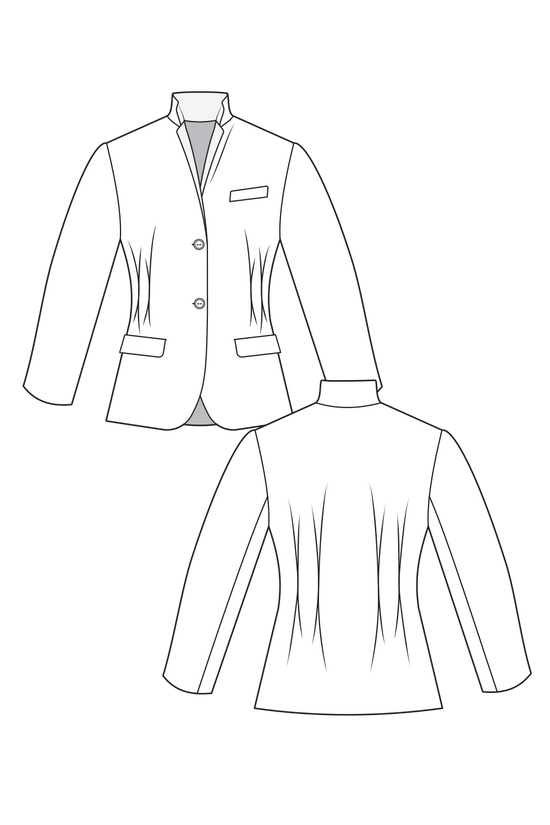 71-11 Veste BELLECOUR avec pinces à la taille