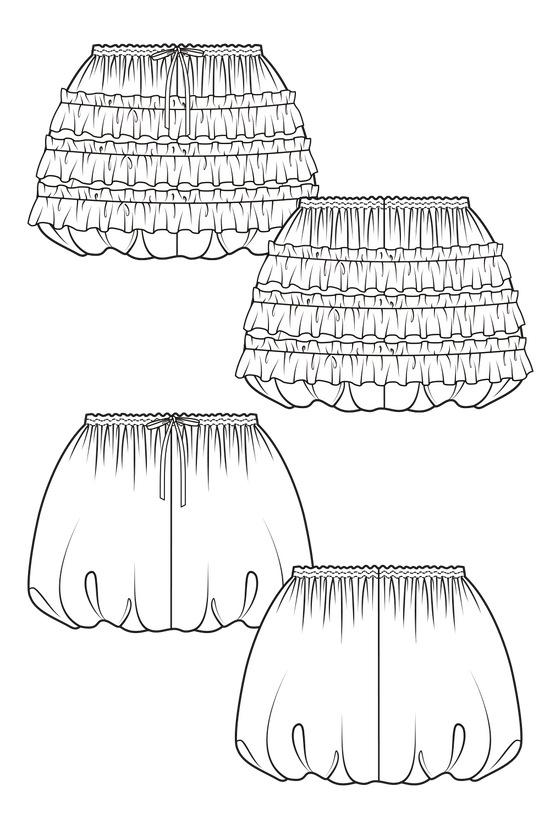 71-14 DOTTIE Bloomers in two playful versions