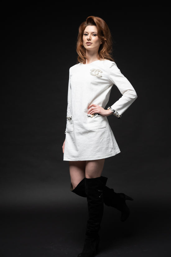 32-2 MIRAGE Mini dress with long sleeves