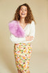 45-2 Narrow pencil skirt with pleat