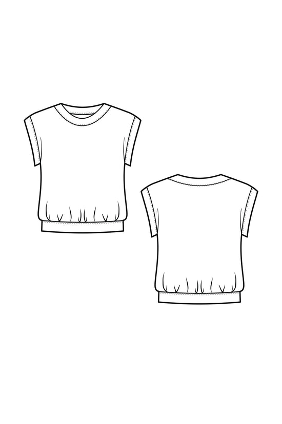 66-6 Sleeveless jersey top – GET THIS FREE