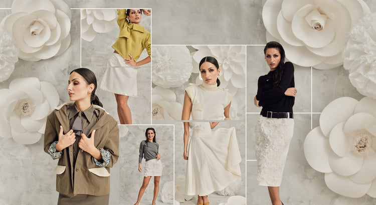 A CANVAS OF WHITE – White handmade skirts of the season