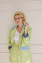 68-5 Transitional jacket with material mix in 2 lengths