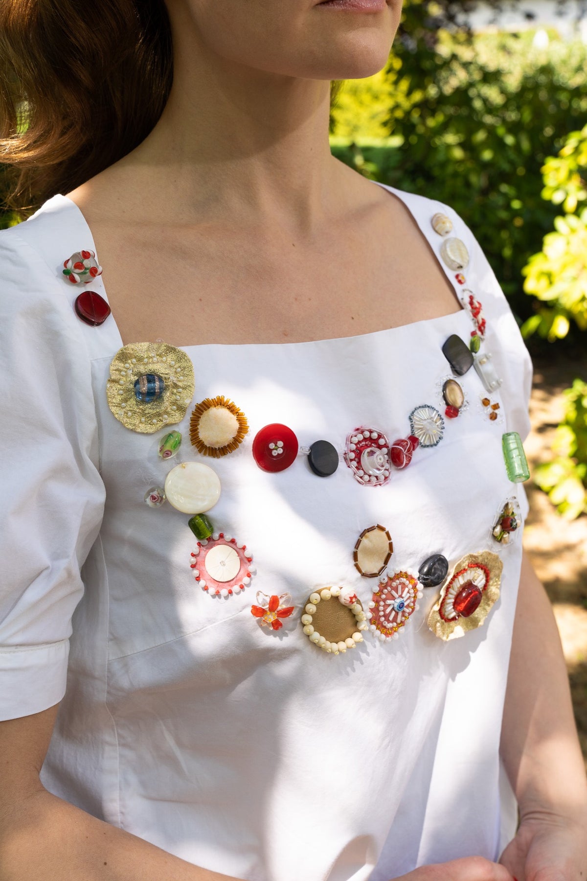Rectangular Neckline 67-5 Sewing pattern for women of blouse with rectangular neckline ...