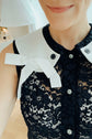 35-1 Lace Dress with doubled Peter Pan collar