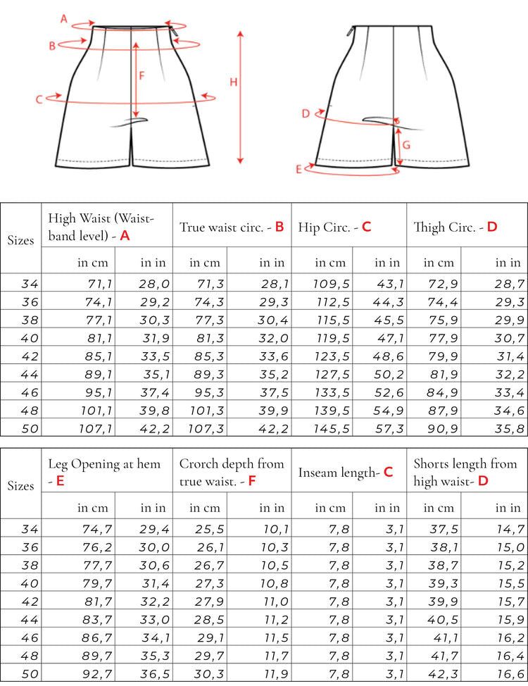 65-4 A Wide shorts with cut waistband - Beginner Model – sistermagpatterns