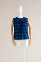 17-6 NOÉ Sleeveless top with slight gathering