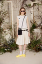 50-7 LINEA Top with horizontal pleats