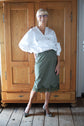 71-19 DENTELLE Easy Midi skirt with elastic waistband, optionally with lace trimming