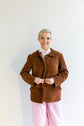 70-21 TONKA Leather jacket with Peter Pan Collar