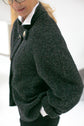 71-13 ARLETTE Cardigan with Balloon-Shaped Sleeves