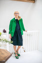 70-21 TONKA Leather jacket with Peter Pan Collar