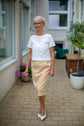 14-2 CORNETTO Comfortable pencil skirt