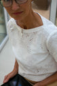 47-2 MARINIÈRE Straight cut top with short sleeves & two neckline options