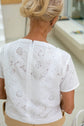 47-2 MARINIÈRE Straight cut top with short sleeves & two neckline options