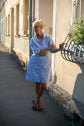 62-6 PLUME Shirt dress with balloon-shaped sleeves – maternity-approved