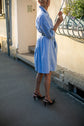 62-6 PLUME Shirt dress with balloon-shaped sleeves – maternity-approved
