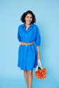 62-6 PLUME Shirt dress with balloon-shaped sleeves – maternity-approved