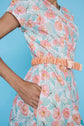 71-24 Ruffled Velvet Belt with Bow