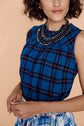17-6 NOÉ Sleeveless top with slight gathering