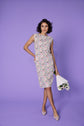 70-3 PEREIRA Straight dress with back buttons