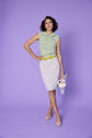71-15 POSY Comfy hip skirt with mini ruffles