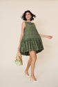 71-21 GIVY Scalloped Lace Mini Dress with ruffle hem