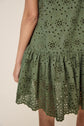 71-21 GIVY Scalloped Lace Mini Dress with ruffle hem