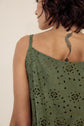 71-21 GIVY Scalloped Lace Mini Dress with ruffle hem