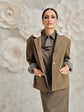 68-5 Transitional jacket with material mix in 2 lengths