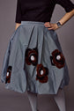 70-9 Balloon Skirt with Punchneedle Roses