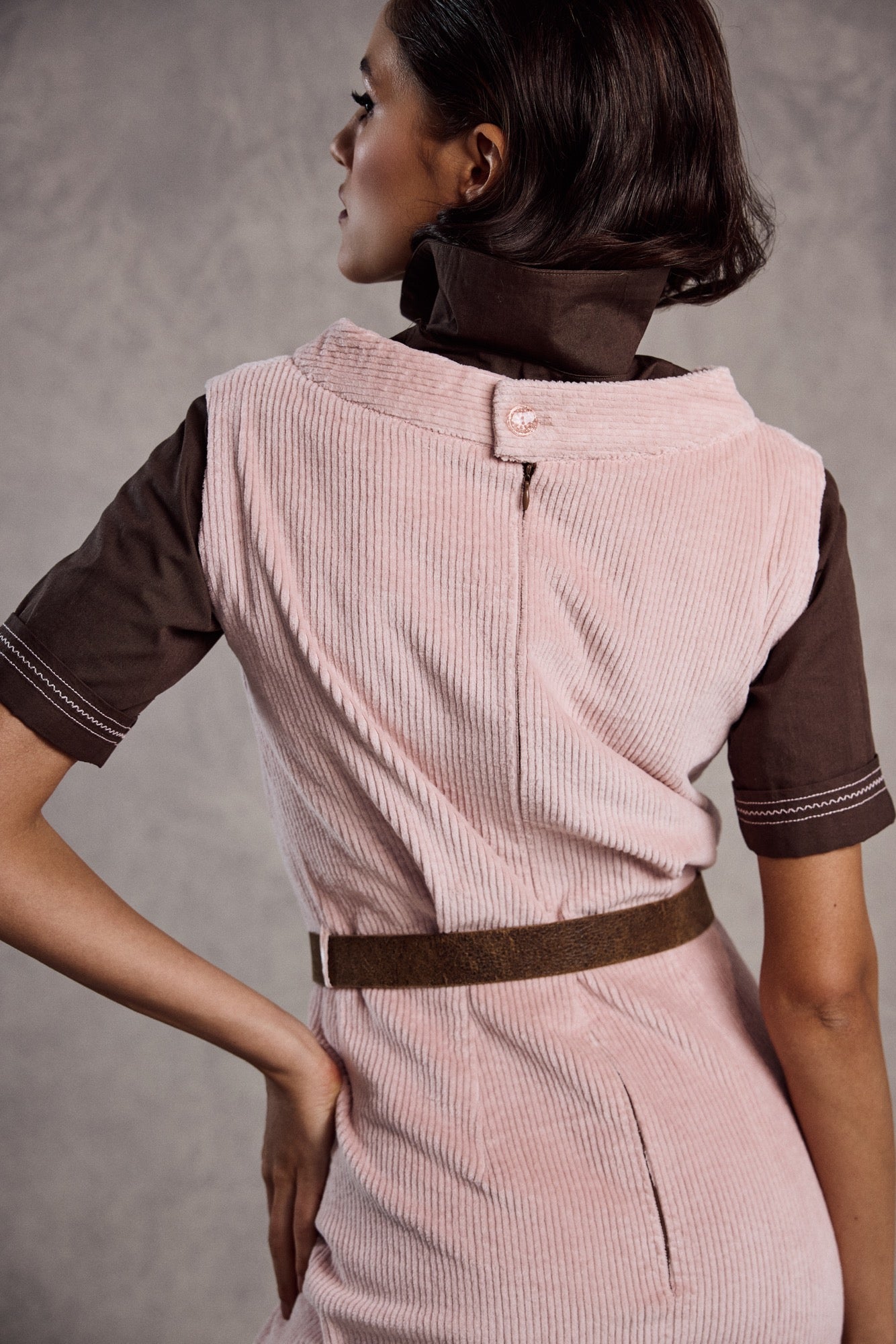 19-3 TREVI Shift dress with stand-up collar – sistermagpatterns 19-3 TREVI Shift dress with stand-up collar – sistermagpatterns