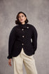71-13 ARLETTE Cardigan with Balloon-Shaped Sleeves