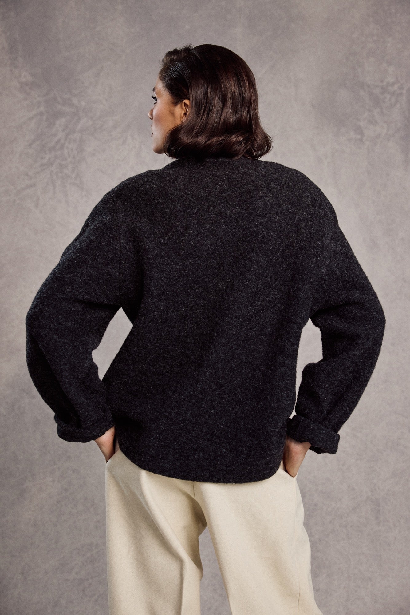 71-13 ARLETTE Cardigan with Balloon-Shaped Sleeves – sistermagpatterns