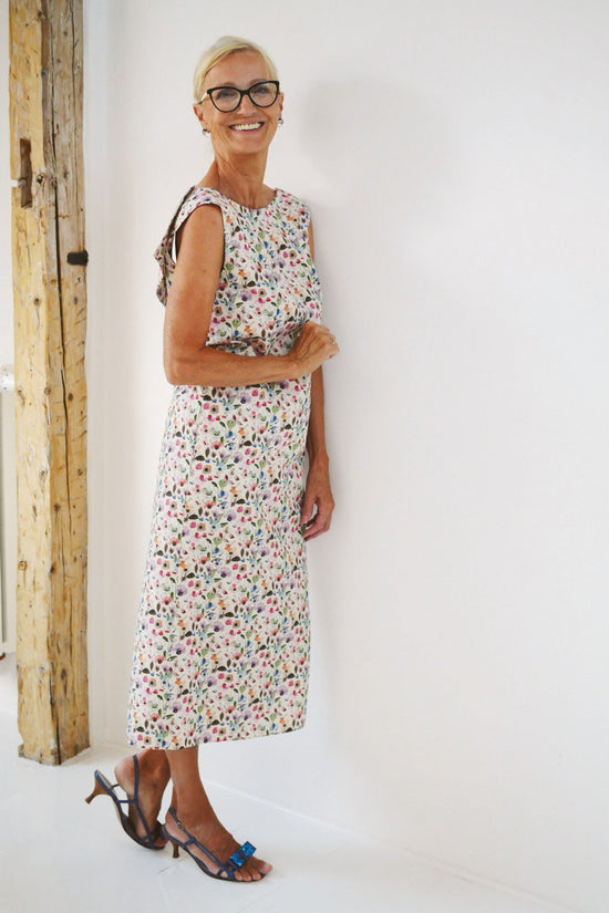 70-3 PEREIRA Straight dress with back buttons