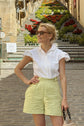 70-26 SOLÈNE Blouse with sleeve ruffles