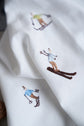 Free embroidery pattern for little skiers