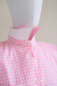 05-2 BRISA Sleeveless blouse with pointy collar