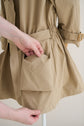 57-2 MARLOW Wide short coat (unlined)