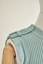 68-6 Knit sleeveless shirt with epaulets and pocket