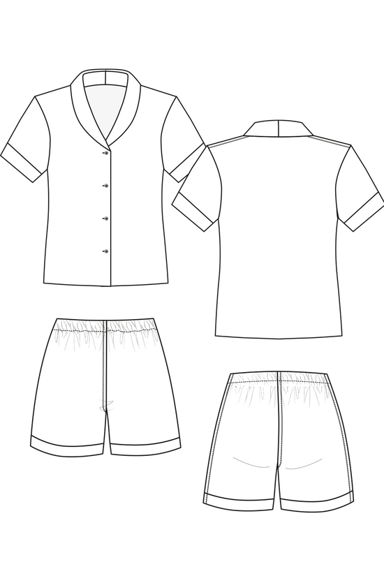 10-6 THE SLEEPOVER SET - Two-piece pyjamas made from vintage cover sheets