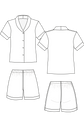 10-6 THE SLEEPOVER SET - Two-piece pyjamas made from vintage cover sheets