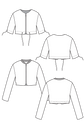 13-4 Short bomber jacket in 2 variations