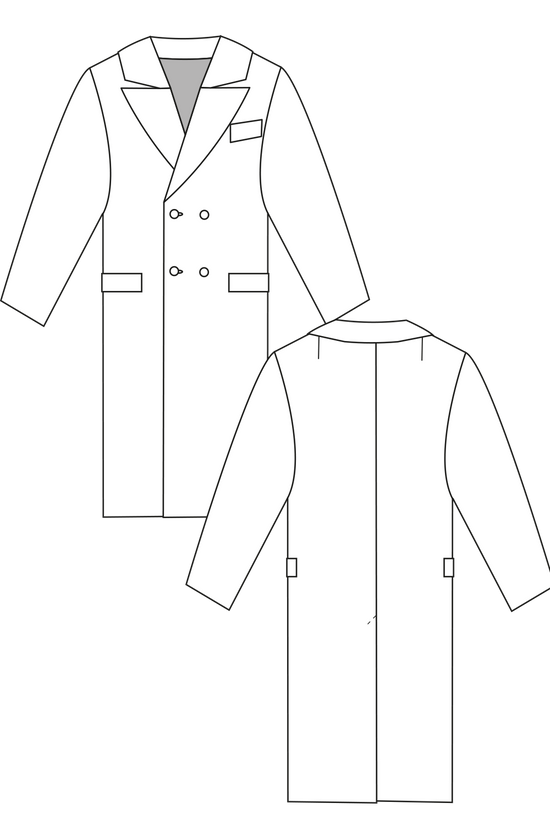 28-4 REGALIA Oversized coat