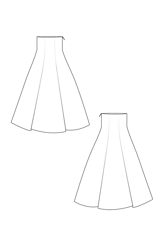 65-7 Swinging Six-Panel skirt