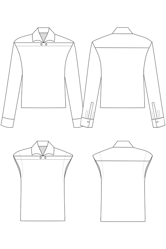 66-4 BREEZE Camping blouse in 2 versions