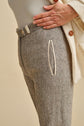 68-4 Jogger pants with zipper and tailored waistband