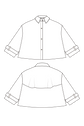 70-34 TRENCHÉ Short, wide trench-style jacket