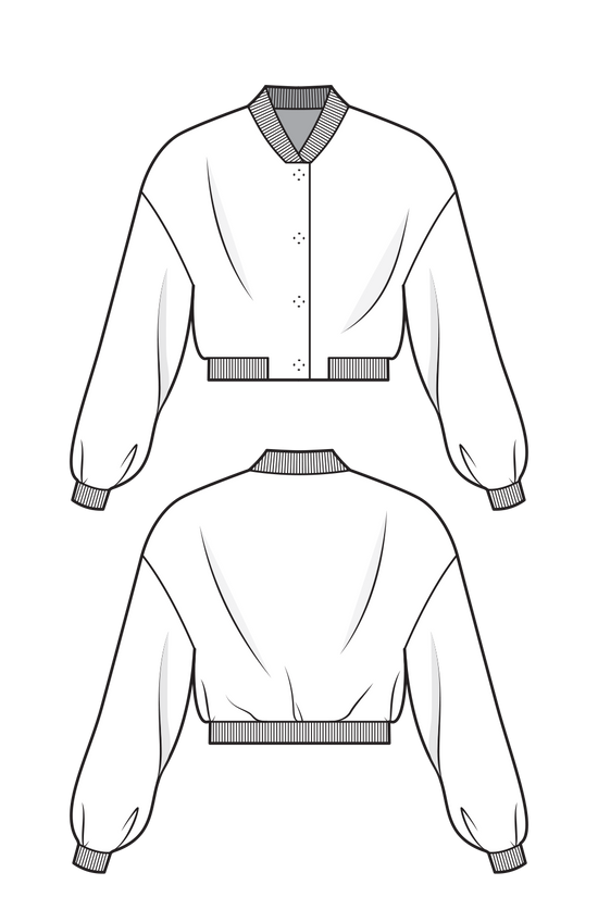 70-5 BOGOTÁ Blouson jacket with wide sleeves